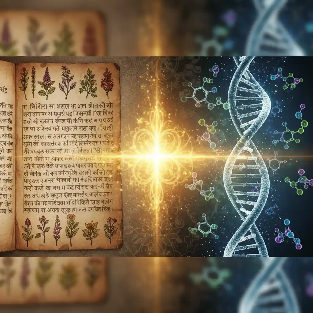 Fusion of ancient Ayurvedic texts and modern DNA science