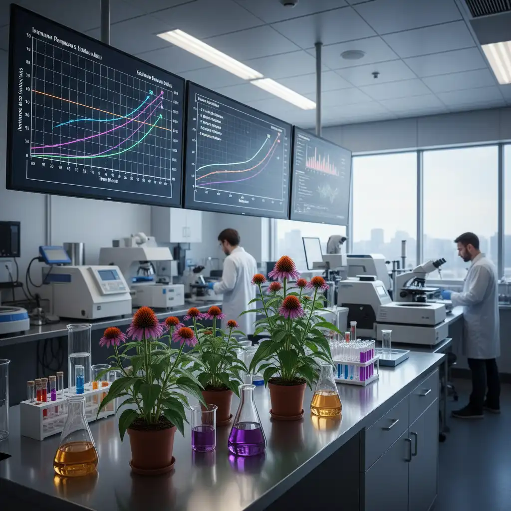 Scientific analysis of Echinacea effectiveness