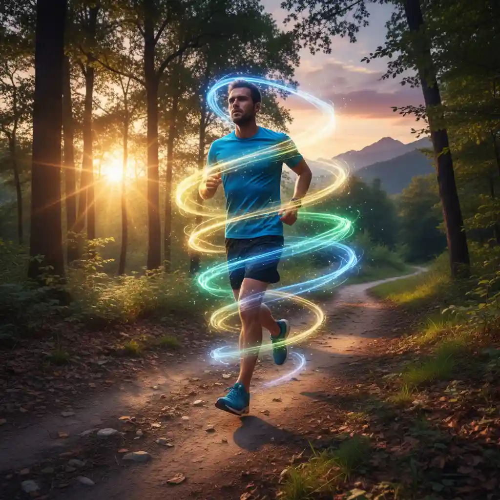 Athlete demonstrating physical endurance