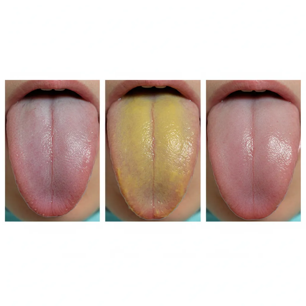 Comparison of different tongue coatings in TCM