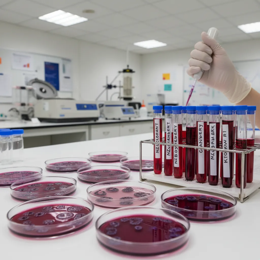 Laboratory analysis of antioxidant compounds in NZ native berries