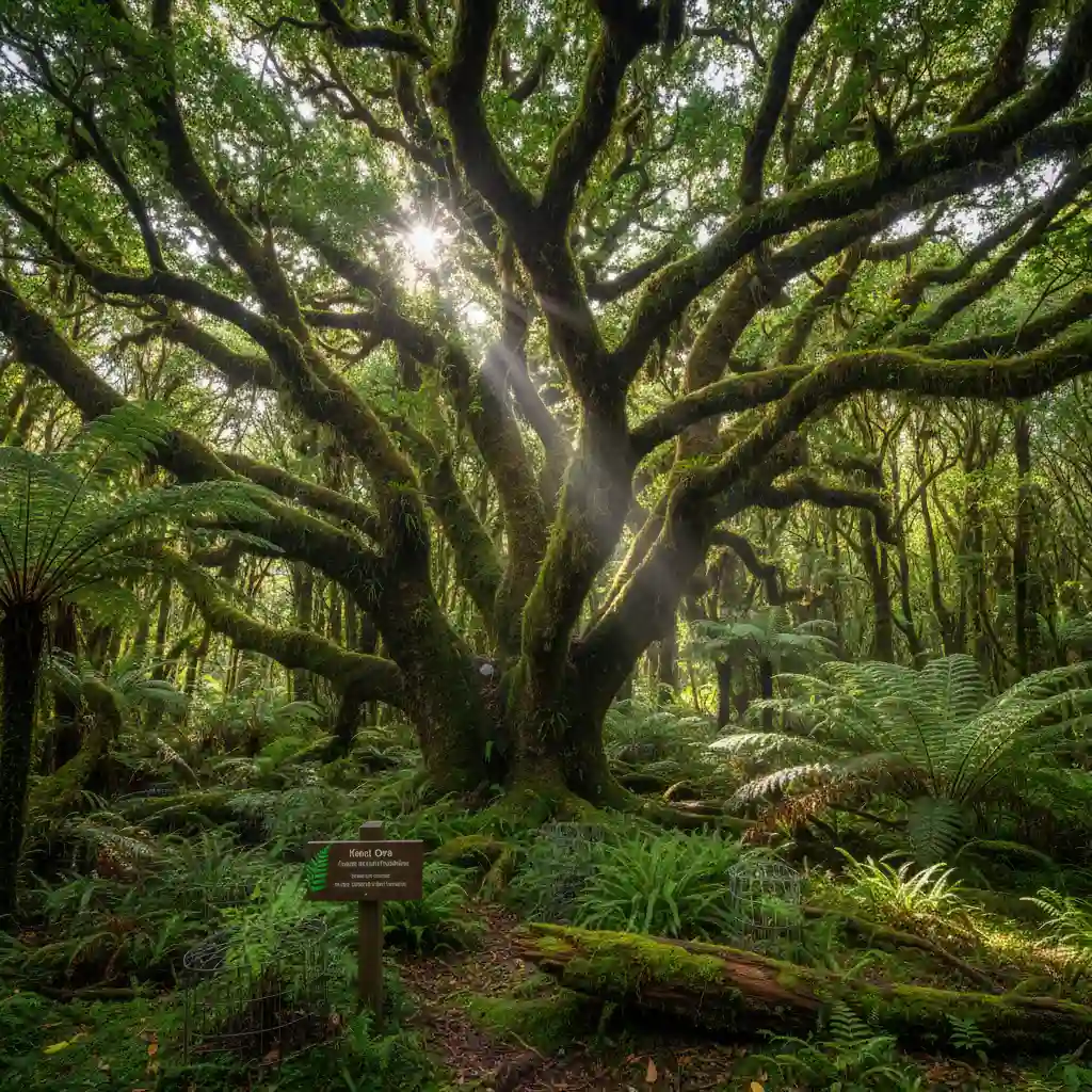 Conservation of Rātā medicinal plant in New Zealand forests