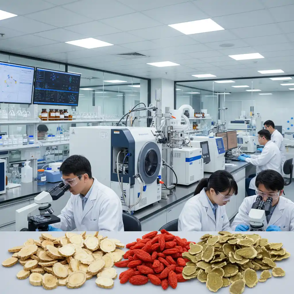 Laboratory testing of Chinese herbal medicine for safety standards