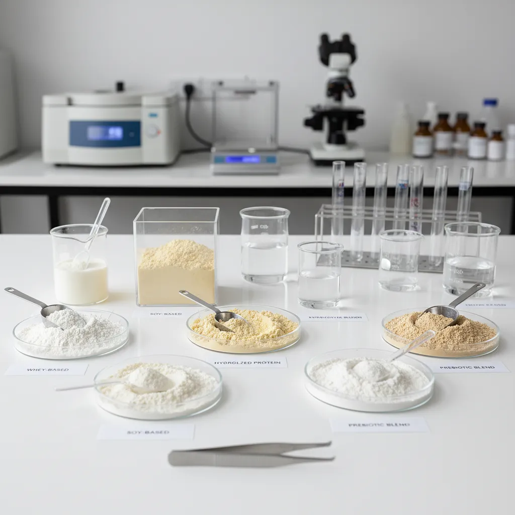 Scientific analysis of infant formula powder