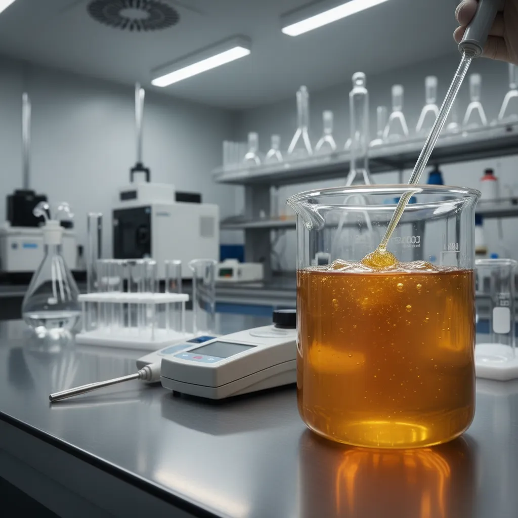 Manuka honey undergoing laboratory testing for UMF certification