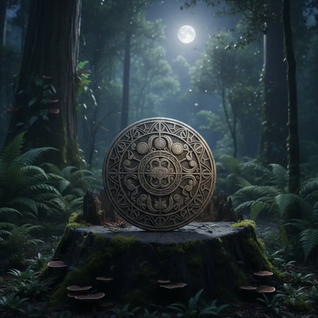 Traditional Maori Maramataka lunar cycle dial