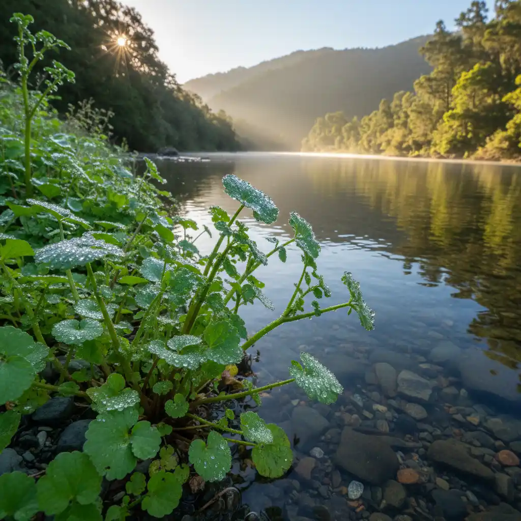 Wild pūhā and watercress foraging in New Zealand