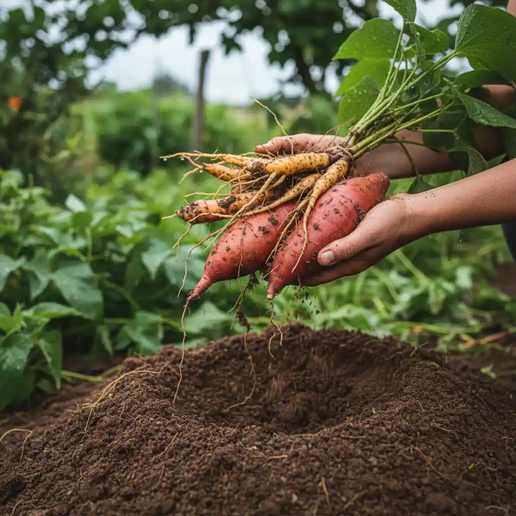 Harvesting roots and tubers during the Whiro moon phase