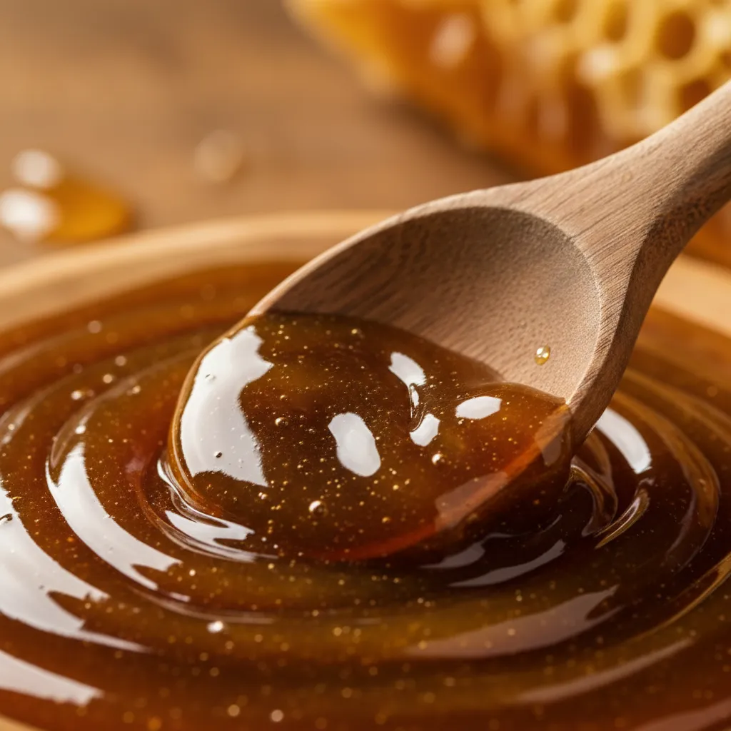 Texture of high grade therapeutic Manuka honey
