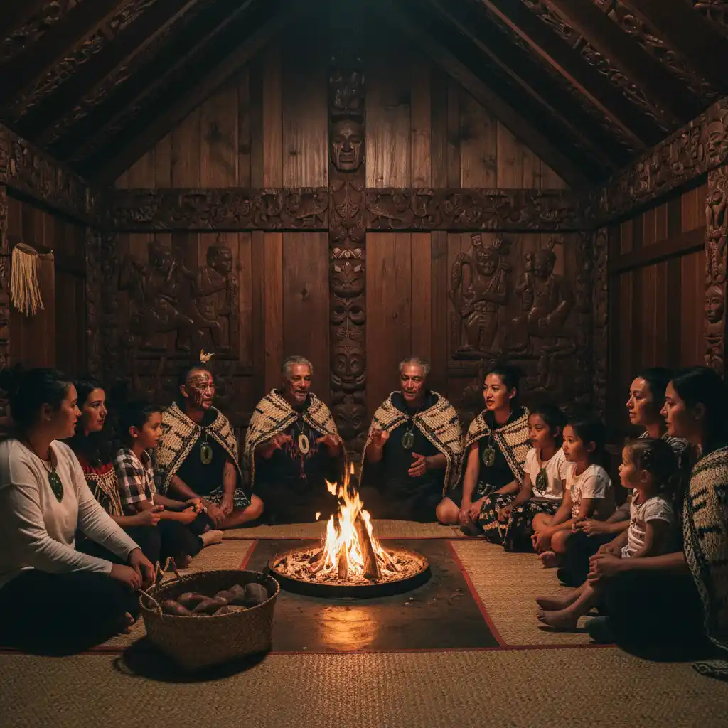 Maori whanau collective emotional regulation and storytelling