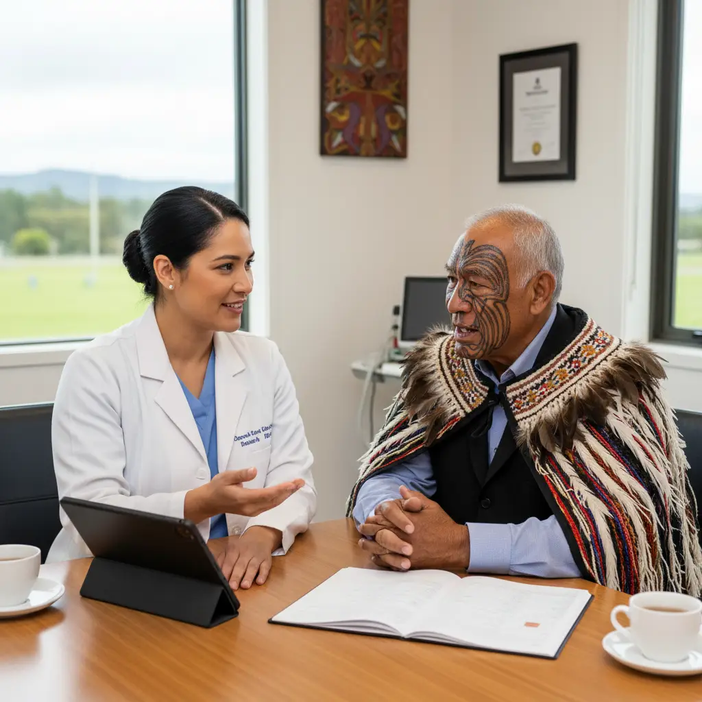 Clinical collaboration between a Western doctor and a Rongoā Māori practitioner