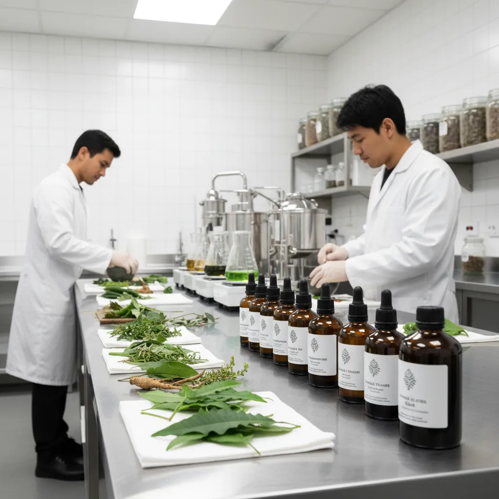 Sterile preparation of Rongoā Māori medicines in a controlled environment