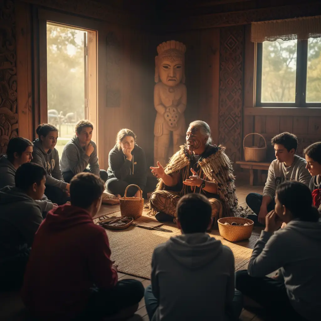 Storytelling as education in a rongoā workshop setting